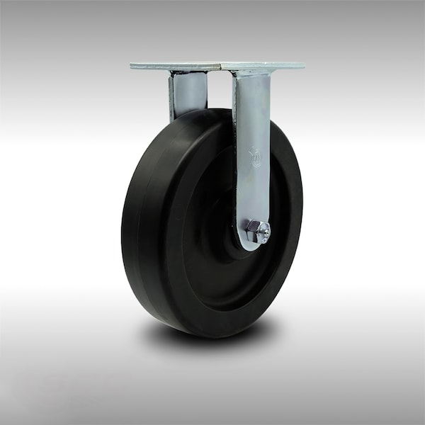 8 Inch Stainless Steel Polyolefin Wheel Rigid Caster with Ball Bearing SCC